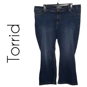 Torrid luxe slim bootcut jeans plus size 26XS 11661137 flaw